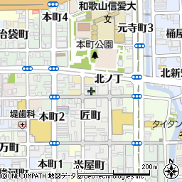 和歌山県和歌山市南桶屋町7周辺の地図