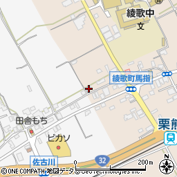 香川県丸亀市綾歌町栗熊東418-2周辺の地図