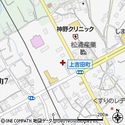 セブンイレブン善通寺上吉田店周辺の地図
