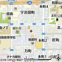 和歌山県和歌山市北大工町9周辺の地図