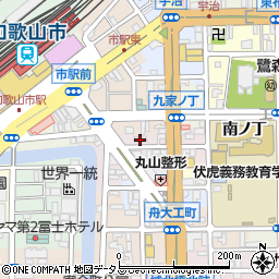 和歌山県和歌山市元博労町周辺の地図