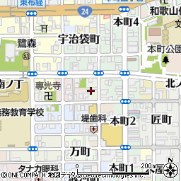 和歌山県和歌山市北大工町8周辺の地図