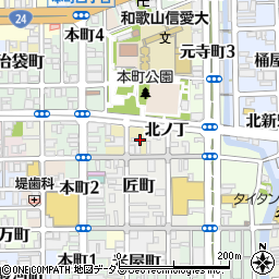 和歌山県和歌山市南桶屋町1周辺の地図