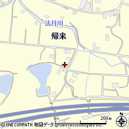 香川県東かがわ市帰来318周辺の地図