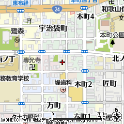 和歌山県和歌山市北大工町7周辺の地図