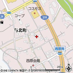 香川県善通寺市与北町3197周辺の地図
