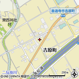香川県善通寺市吉原町117周辺の地図