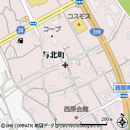 香川県善通寺市与北町3183-1周辺の地図