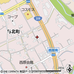 香川県善通寺市与北町3201周辺の地図