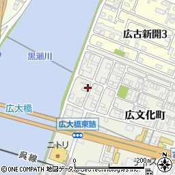 広島県呉市広文化町12-19-1周辺の地図