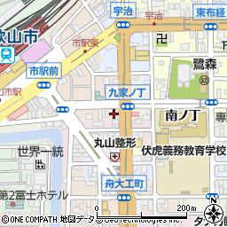 ａｕショップ南海和歌山市駅周辺の地図