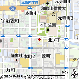 和歌山県和歌山市南桶屋町17周辺の地図