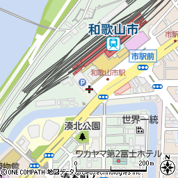 南海電気鉄道株式会社　和歌山市駅周辺の地図