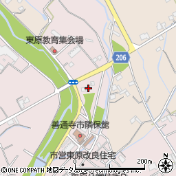 香川県善通寺市与北町2922-1周辺の地図