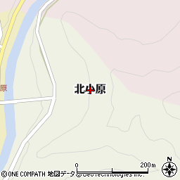 奈良県吉野郡天川村北小原周辺の地図