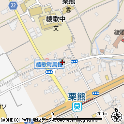 香川県丸亀市綾歌町栗熊東501周辺の地図