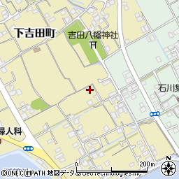 香川県善通寺市下吉田町116周辺の地図