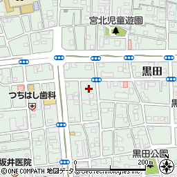 黒田第三公園周辺の地図