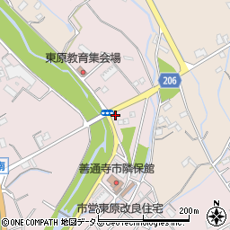 香川県善通寺市与北町2940-1周辺の地図