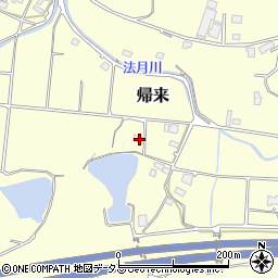 香川県東かがわ市帰来323周辺の地図