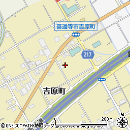 香川県善通寺市吉原町126-1周辺の地図