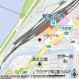 三菱地所パークス南海和歌山市駅駐車場周辺の地図