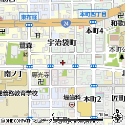 和歌山県和歌山市北町周辺の地図