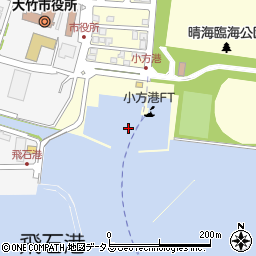 小方港周辺の地図