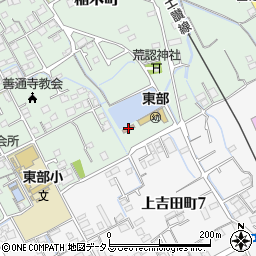 東部公民館周辺の地図