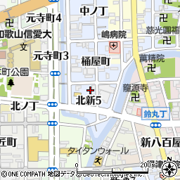 和歌山県和歌山市北新桶屋町28周辺の地図