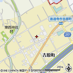 香川県善通寺市吉原町55-3周辺の地図