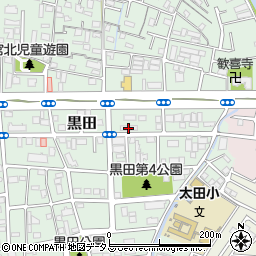 RAGUMAN 1993 黒田店周辺の地図