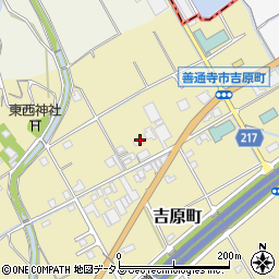 香川県善通寺市吉原町55周辺の地図