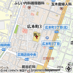 もみじ銀行藤三広店 ＡＴＭ周辺の地図