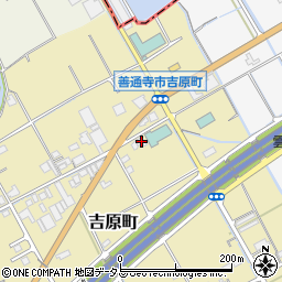 香川県善通寺市吉原町127-2周辺の地図