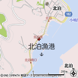 徳島県鳴門市瀬戸町北泊北泊周辺の地図