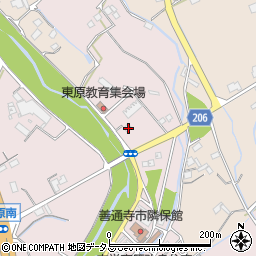 香川県善通寺市与北町2931-1周辺の地図