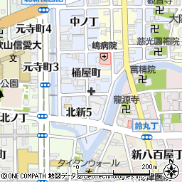 和歌山県和歌山市北新桶屋町44周辺の地図
