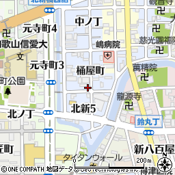 和歌山県和歌山市北新桶屋町23周辺の地図