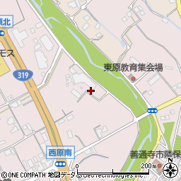 香川県善通寺市与北町3034-1周辺の地図