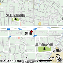 和歌山県和歌山市黒田256周辺の地図