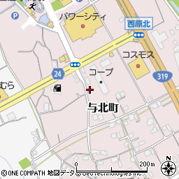 香川県善通寺市与北町3223周辺の地図