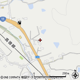 香川県東かがわ市伊座617周辺の地図