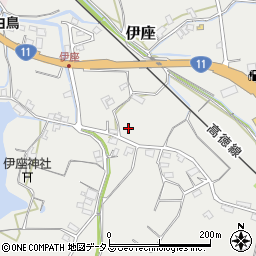 香川県東かがわ市伊座398周辺の地図