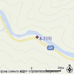 奈良県吉野郡川上村入之波204周辺の地図