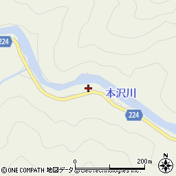 奈良県吉野郡川上村入之波201周辺の地図
