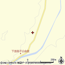 山口県下関市豊田町大字杢路子672周辺の地図