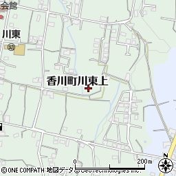香川県高松市香川町川東上周辺の地図
