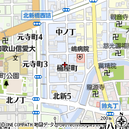 和歌山県和歌山市北新桶屋町13周辺の地図