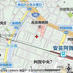 もみじ銀行呉社宅周辺の地図